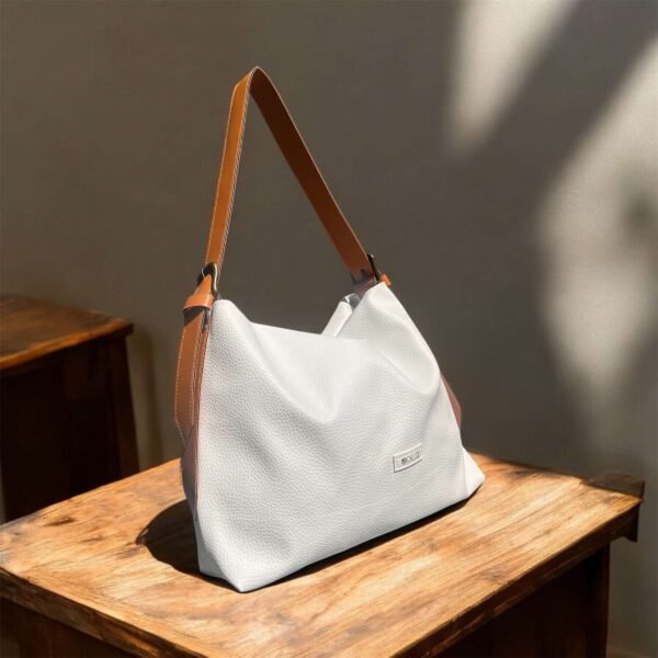White Brown Belt Bag